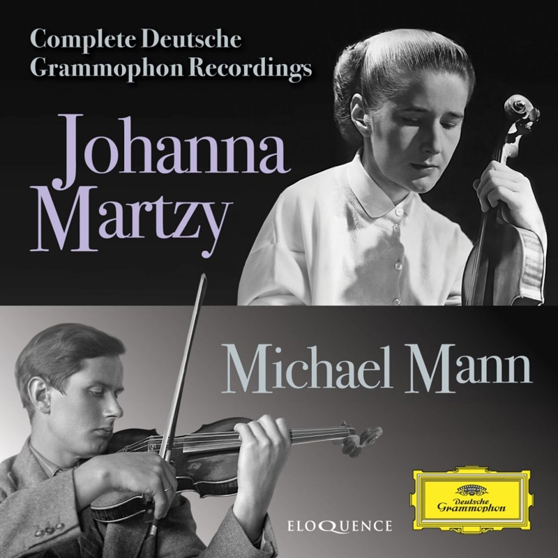 Přebal CD: Johanna Martzy, Michael Mann (foto Deutsche Grammophon)