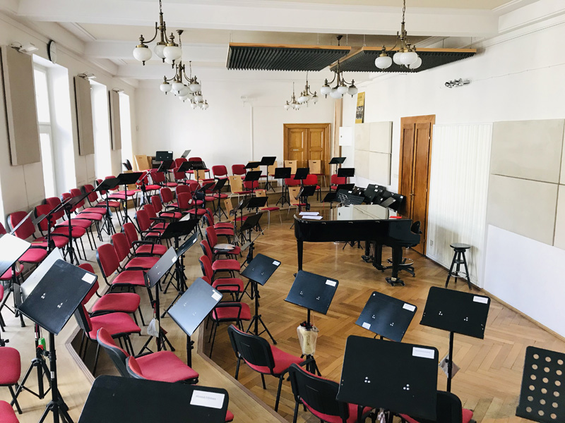 Pražský filharmonický sbor: zkušebna na Senovážném náměstí (foto Radim Dolanský)