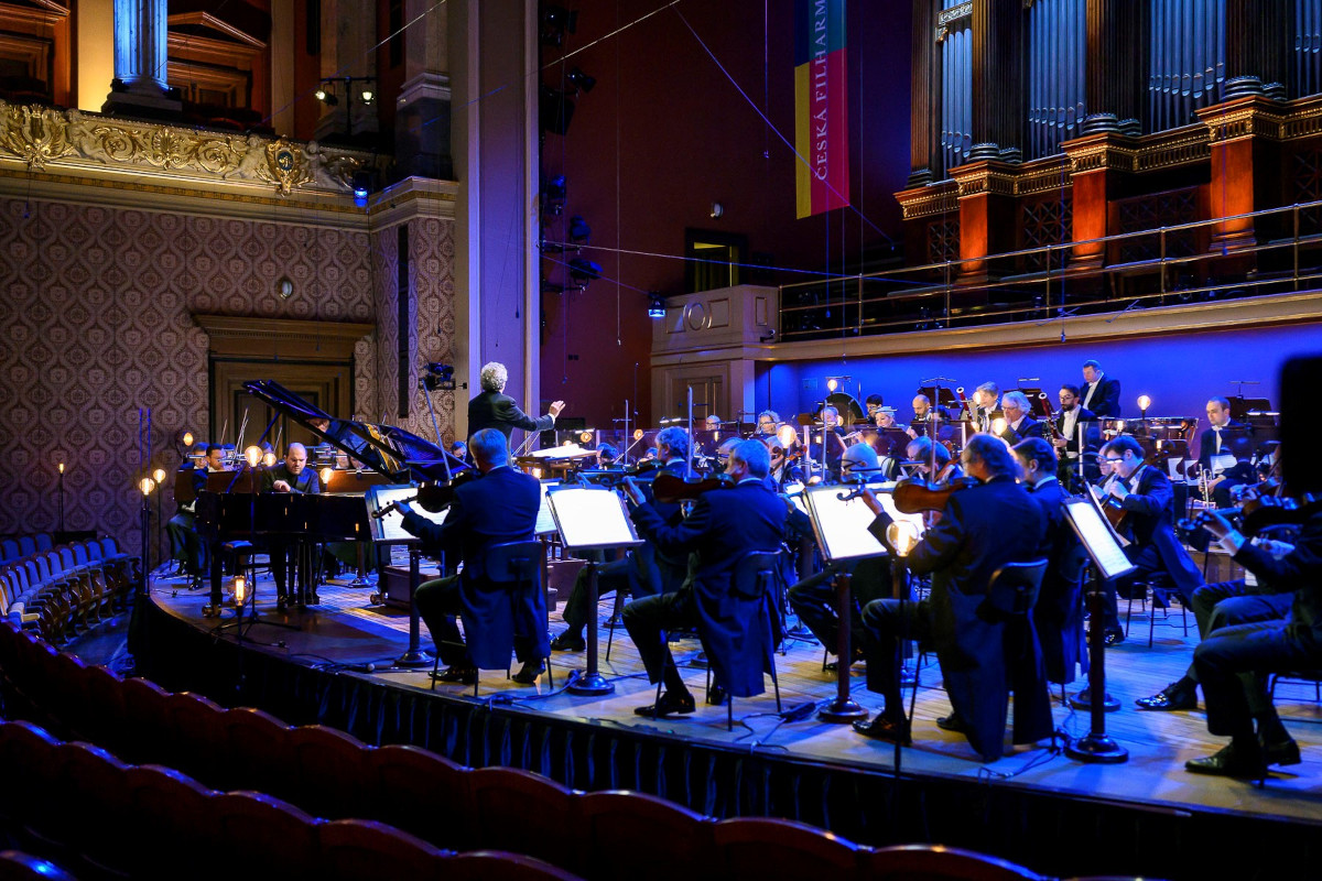 Kirill Gerstein, Semjon Byčkov a Česká filharmonie (foto Petra Hajská)