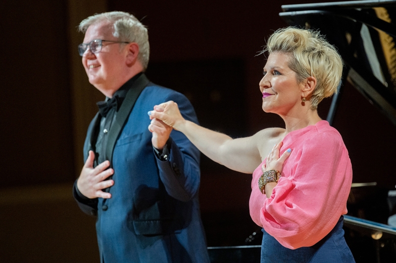 Nachtigall Artists, 13. června 2021: Craig Terry a Joyce DiDonato (foto Petr Dyrc)