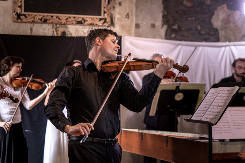Zámek Brtnice: Il Tesoro italiano della Boemia, 26. června 2021: Roman Patočka (foto Radek Lavička)