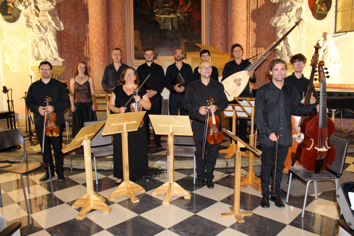 Festival Baroko, 16. července 2021: Ensemble Damian a sólisté (foto Tomáš Hanzlík)
