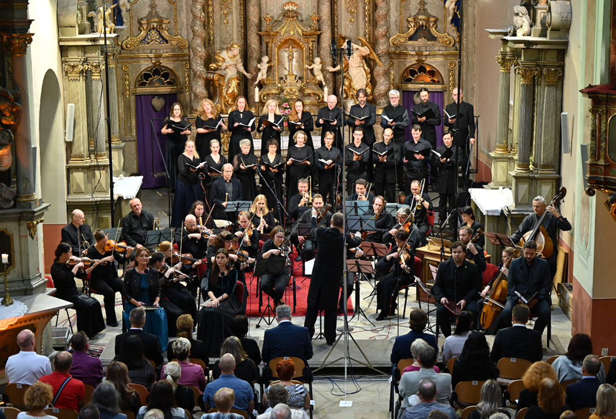 Klášterní hudební slavnosti, 13. září 2021: Musica Florea, Collegium Floreum, Marek Štryncl (foto Jiří Kučera)