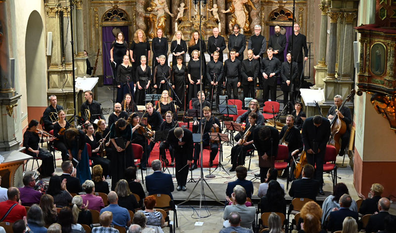 Klášterní hudební slavnosti, 13. září 2021: Musica Florea, Collegium Floreum, Marek Štryncl (foto Jiří Kučera)