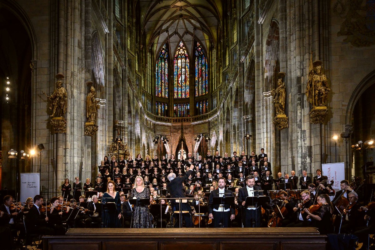 Antonín Dvořák: Svatá Ludmila, op. 71, B. 144 Dvořákova Praha, katedrála sv. Víta, 16. září 2021 (zdroj Dvořákova Praha)