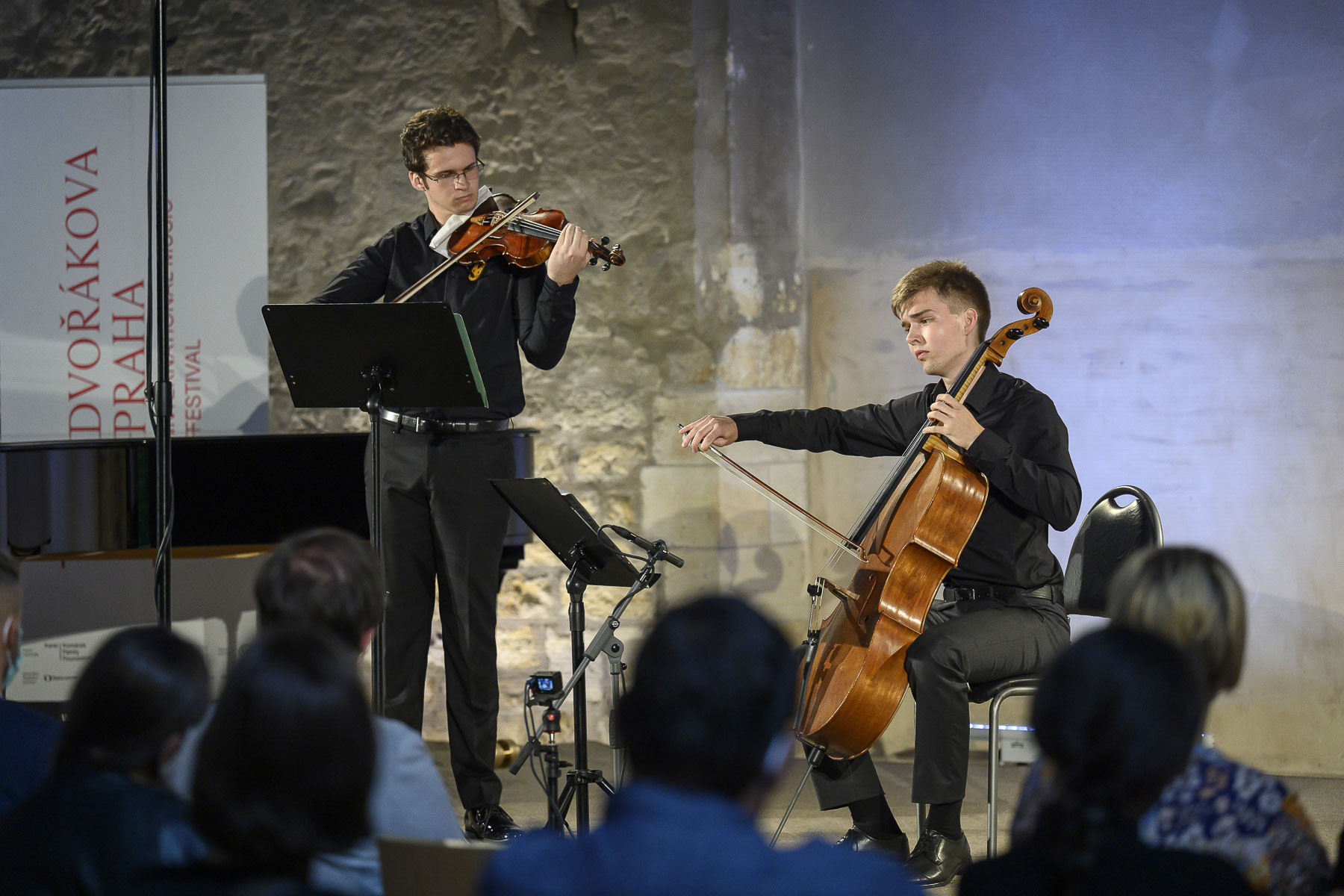 Duo Mráček–Pěruška - Kristian Mráček a David Pěruška - Concertino Praga 2021 (foto Petra Hajská)