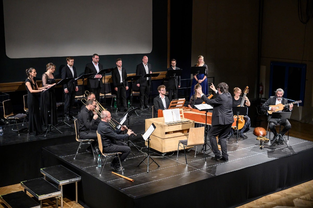 Collegium 1704, Koncert El Fuego, sál kina Vzlet v pražských Vršovicích čtvrtek 30. září 2021 (zdroj Collegium 1704)