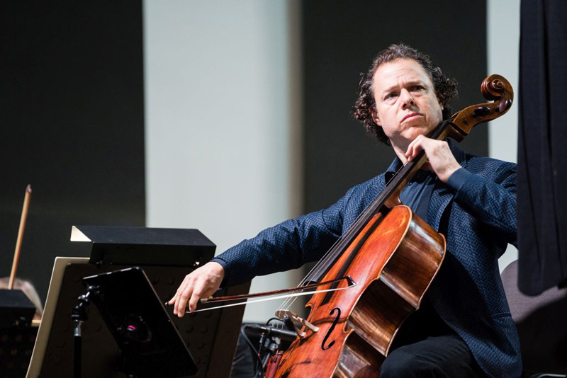Matt Haimovitz při koncertě s Filharmonií Brno, leden 2020 (zdroj Filharmonie Brno)