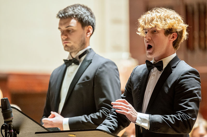 Felix Mendelssohn-Bartholdy: Eliáš, oratorium op. 70 – Lukáš Bařák, Petr Nekoranec, Symfonický orchestr hl. m. Prahy FOK, Český filharmonický sbor Brno (foto Petr Dyrc)