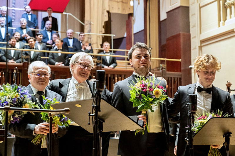 Felix Mendelssohn-Bartholdy: Eliáš, oratorium op. 70 – Petr Fiala, Petr Altrichter, Lukáš Bařák, Petr Nekoranec, Symfonický orchestr hl. m. Prahy FOK, Český filharmonický sbor Brno (foto Petr Dyrc)