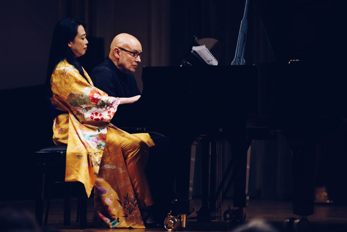Maki Namekawa, Dennis Russell Davies (zdroj Filharmonie Brno)
