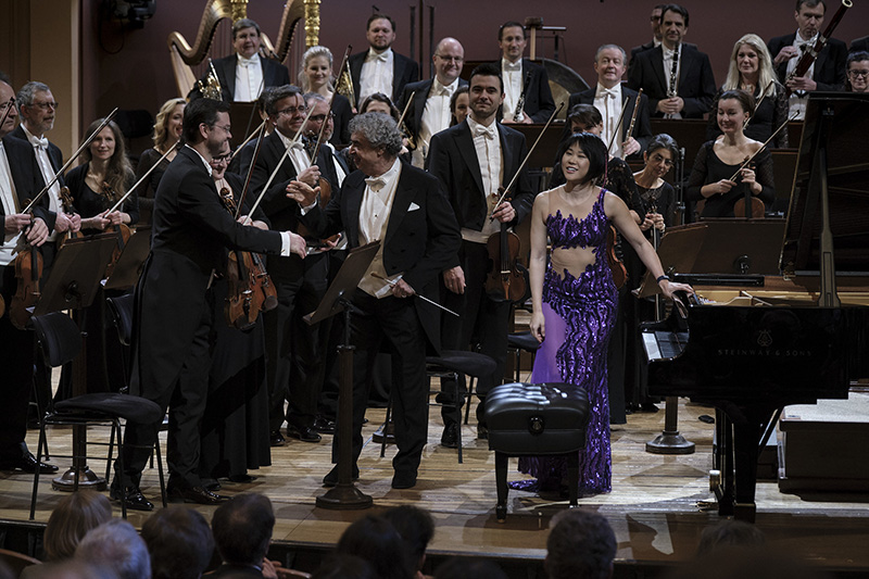 Česká filharmonie – Yuja Wang, 23. února 2022 (foto Petr Kadlec)