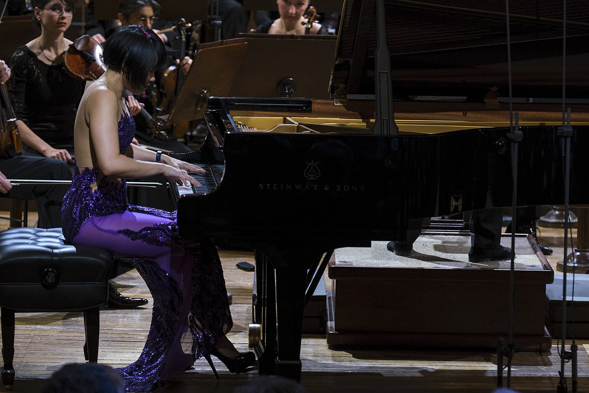 Česká filharmonie – Yuja Wang, 23. února 2022 (foto Petr Kadlec)