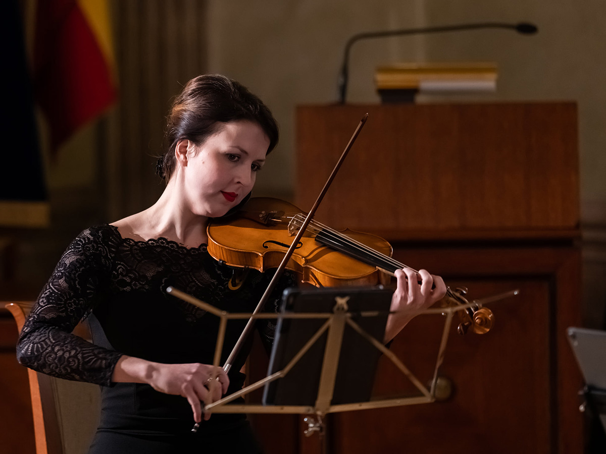 PKF – Prague Philharmonia: Rameau. Strozzi. Vivaldi, 14. února 2022 – Ensemble BDF, Milena Kolářová (foto Milan Mošna)
