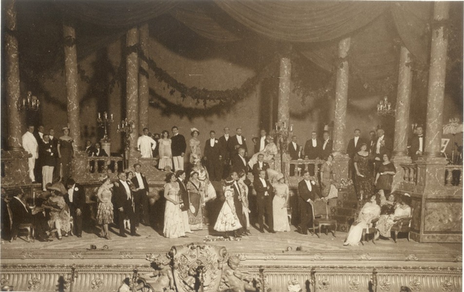 Premiéra opery Vzdálený zvuk ve Frankfurtské opeře 18. srpna 1912 (zdroj Musica non grata, foto Franz Schreker Foundation)
