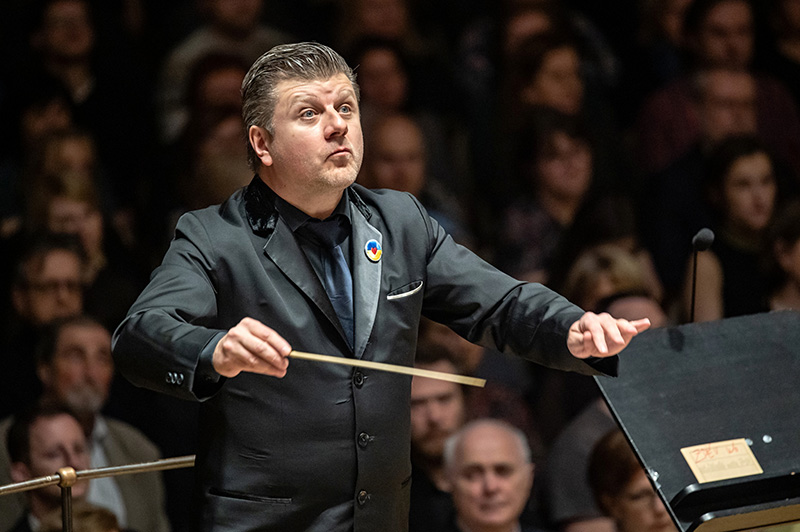 Zdeněk Liška: Mistr filmové hudby – Radek Baborák, Symfonický orchestr hl. m. Prahy FOK, Kühnův smíšený sbor, 23. března 2022 (foto Petr Dyrc)