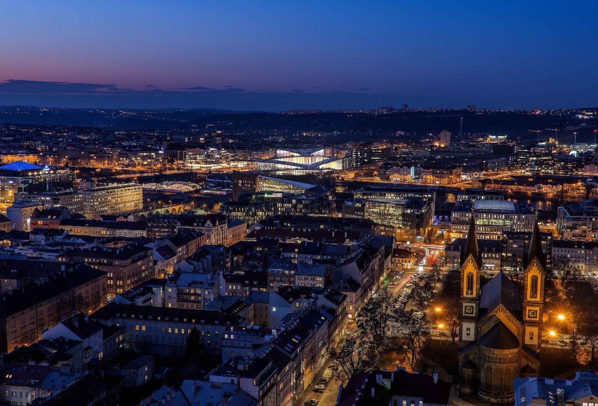 Vítězný návrh soutěže na podobu Vltavské filharmonie (zdroj BIG - Bjarke Ingels Group)