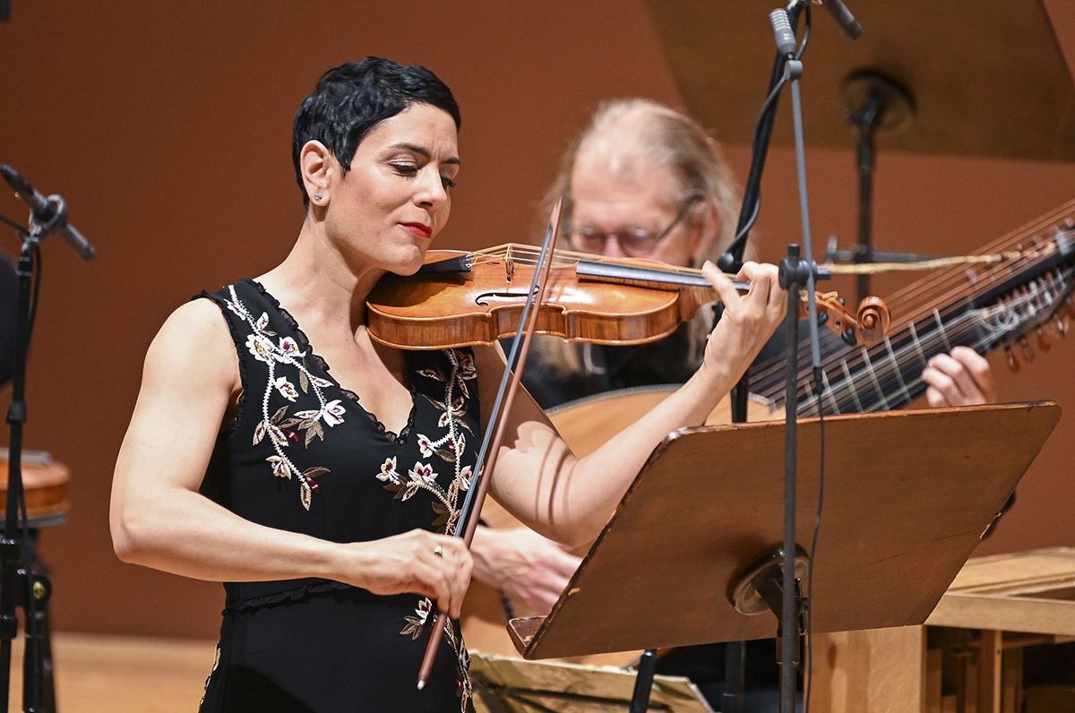 Pražské jaro: Freiburger Barockorchester, Vox Luminis, 25. května 2022 – Leila Schayegh (foto Ivan Malý)