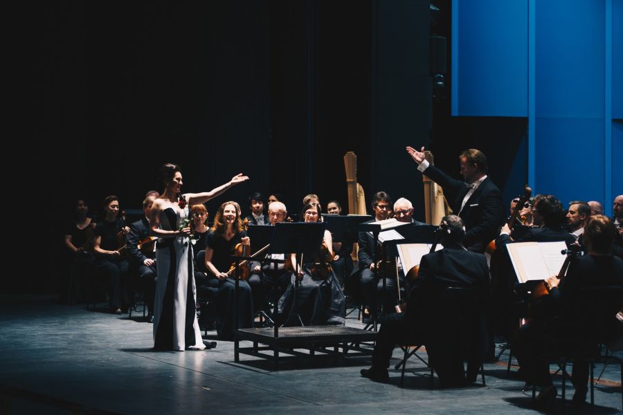 Miloslav Kabeláč: Symfonie č. 5 – Jana Šrejma Kačírková, Robert Kružík, Filharmonie Brno, 12. května 2022 (foto Vojtěch Kába)