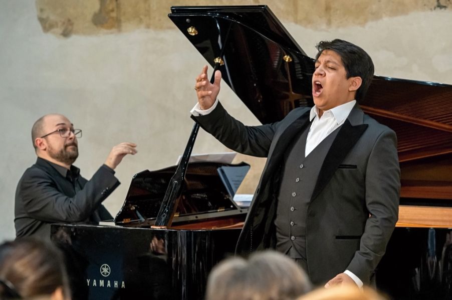Michele d´Elia, Iván Ayón-Rivas, 10. května 2022 (foto Petr Dyrc)