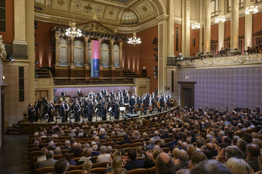 Michael Tilson Thomas, Česká filharmonie, 8. června 2022 (foto Petra Hajská))