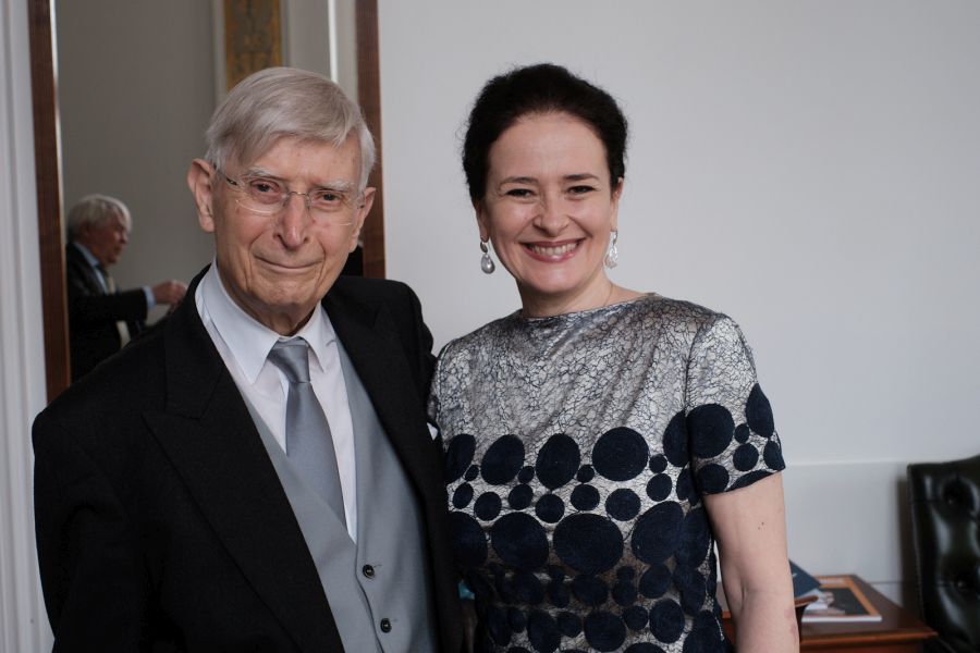 Maestro Herbert Blomstedt, Simona Houda Šaturová, Vídeň, rok 2022 (zdroj Simona Houda Šaturová)