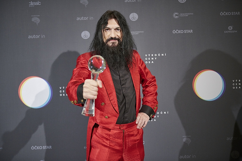 Výroční ceny OSA, 2. června 2022 – Nejúspěšnější skladatel vážné hudbyv zahraničí: Varhan Orchestrovič Bauer (foto Martin Řezáč)