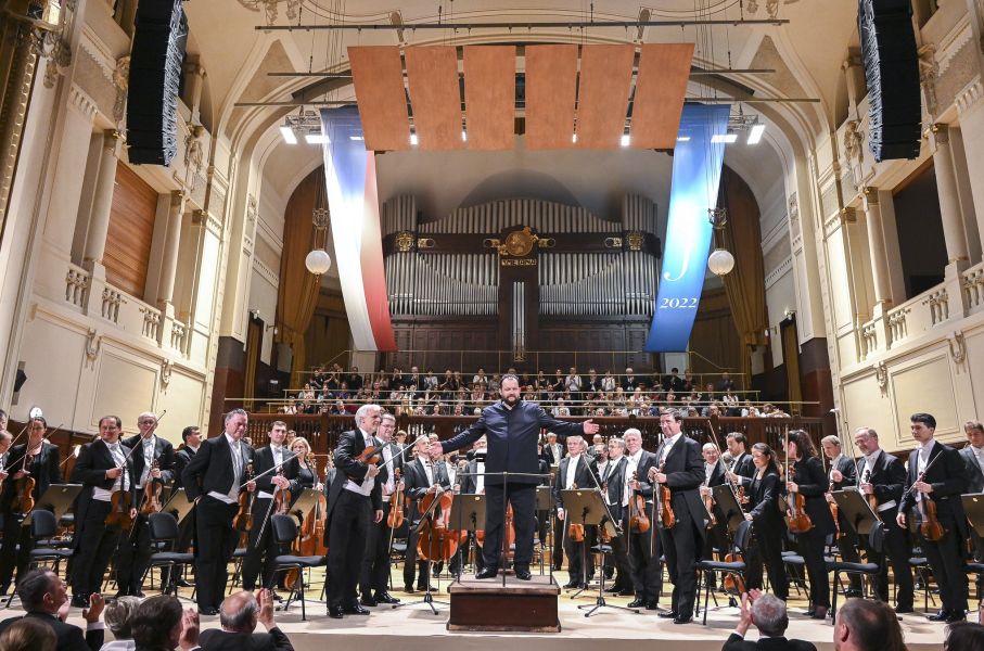 Závěrečný koncert festivalu Pražské jaro – Andris Nelsons, Wiener Philharmoniker, 3. června 2022 (foto Ivan Malý)