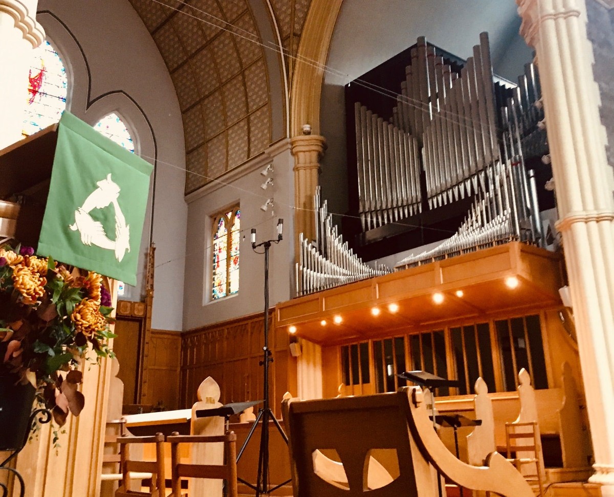 Varhany v anglikánském kostele St. John the Divine, Viktorie, Kanada (zdroj St. John the Divine Anglican Church)