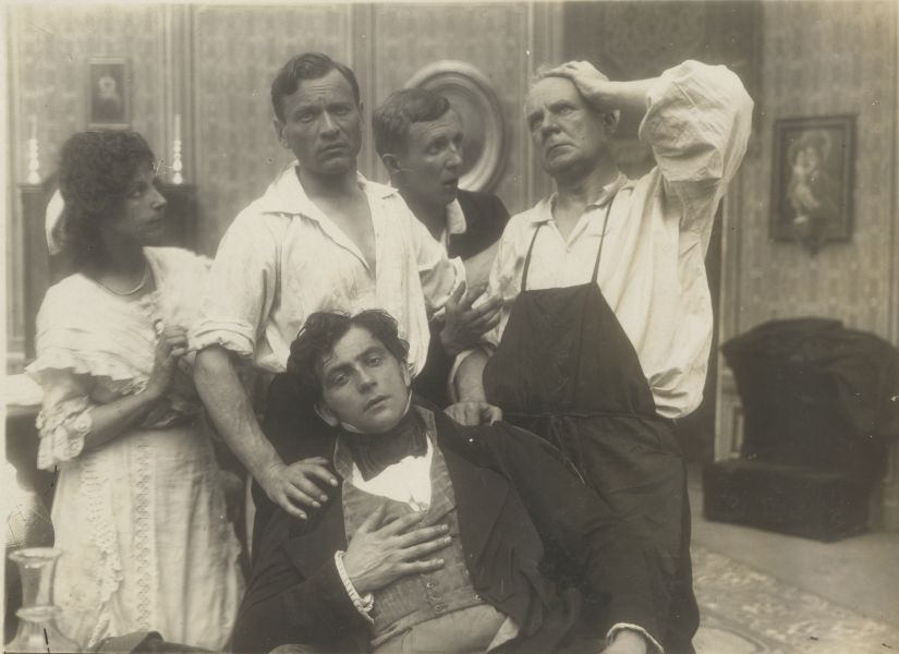 Richard Kubla v představení Hoffmannovy povídky Jacquese Offenbacha, rok 1918 (zdroj Ostravské muzeum)