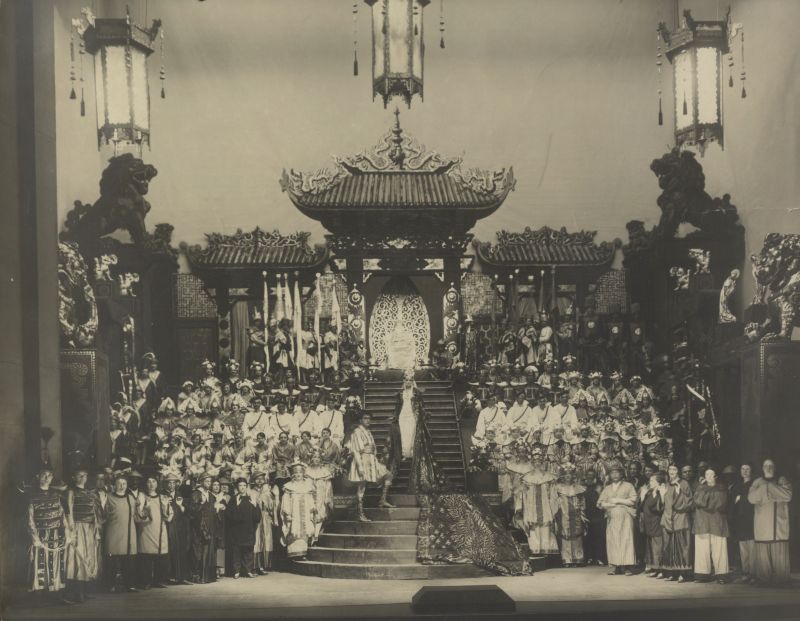 Richard Kubla v opeře Turandot Giacoma Pucciniho, rok 1927 (zdroj Ostravské muzeum)