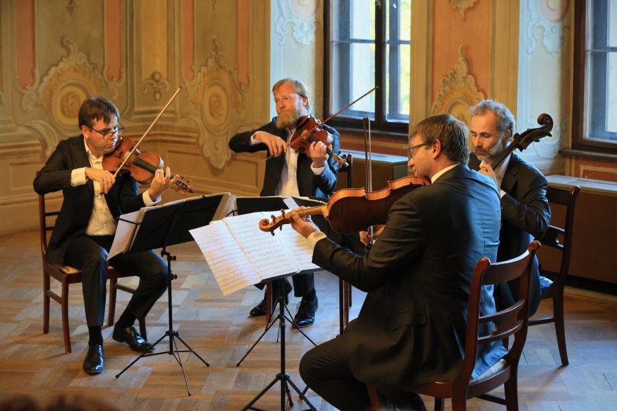 Zemlinského kvarteto – Mezinárodní hudební festival Český Krumlov, 4. srpna 2022 (zdroj Mezinárodní hudební festival Český Krumlov)