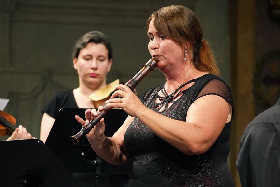 Canto della Ninfa – Julie Braná, Collegium Marianum, 4. srpna 2022 (foto Zdeňka Hanáková)