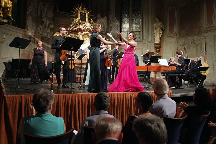 Canto della Ninfa – Jana Semerádová, Roberta Mameli, Collegium Marianum, 4. srpna 2022 (foto Zdeňka Hanáková)