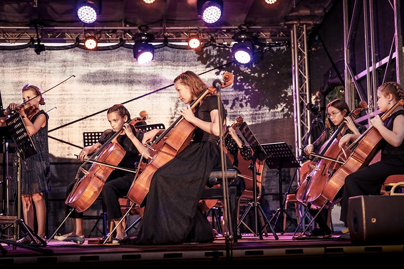 Gala koncert Festivalu Otakara Ševčíka,13. srpna 2022 – Orchestr Š (zdroj Ševčíkova Akademie)