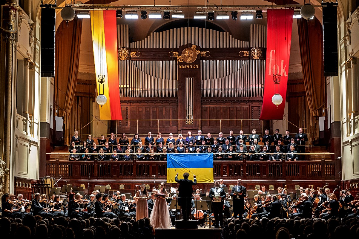 Symfonický orchestr hl. m. Prahy FOK: Óda na radost – Zahajovací koncert sezóny – Český filharmonický sbor, Sophia Brommer, Václava Krejčí Housková, Tomáš Brauner, Tomáš Juhás, Łukasz Konieczny, 21. září 2022, Rudolfinum (zdroj Symfonický orchestr hl. m. Prahy FOK)