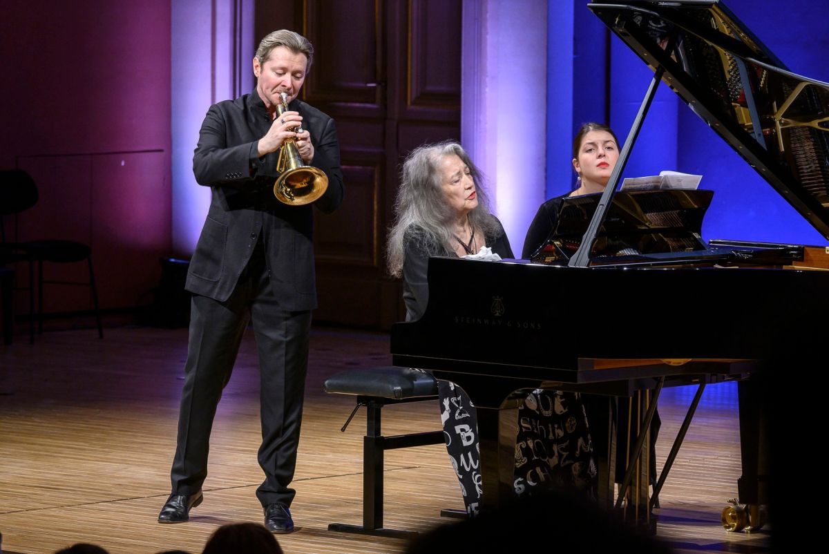 Sergei Nakariakov, Martha Argerich, 24. září 2022 (foto Petra Hajská)