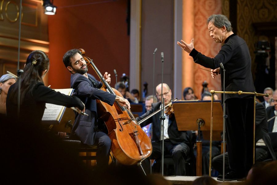 Pablo Ferrández, Myung-Whun Chung, Münchner Philharmoniker, Dvořákova Praha, 8. září 2022 (zdroj Dvořákova Praha)