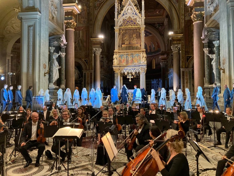 Jan Zástěra: Nádech věčnosti, Vatikán, 29. září 2022 (zdroj Severočeská filharmonie Teplice)