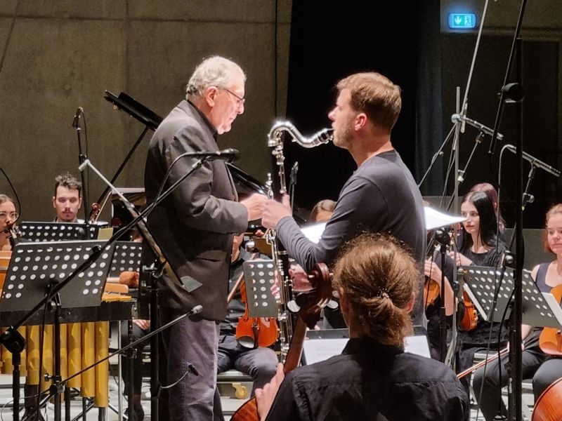 Essential Youth/Zásadní mládí – Petr Kotík, Ostrava New Orchestra, 15. listopadu 2022 (foto Zdeněk Chrapek)