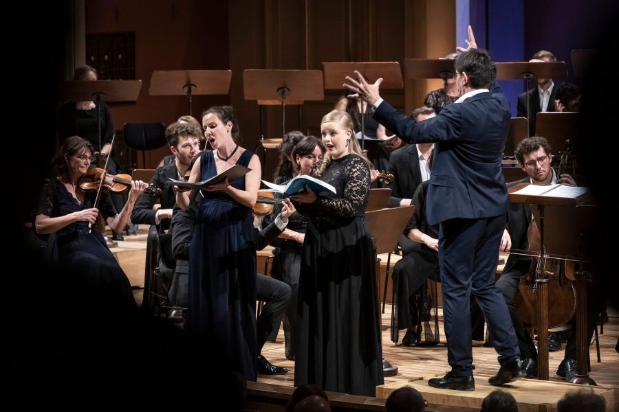 Georg Friedrich Händel: Izrael v Egyptě – Helena Hozová, Tereza Zimková, Václav Luks, Collegium 1704, 13. října 2022 (foto Petra Hajská)