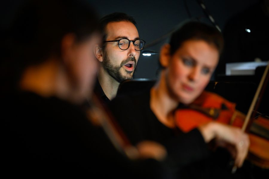 Steve Reich: Three Tales – Orchestr Berg, 9. listopadu 2022 (foto Karel Šuster)