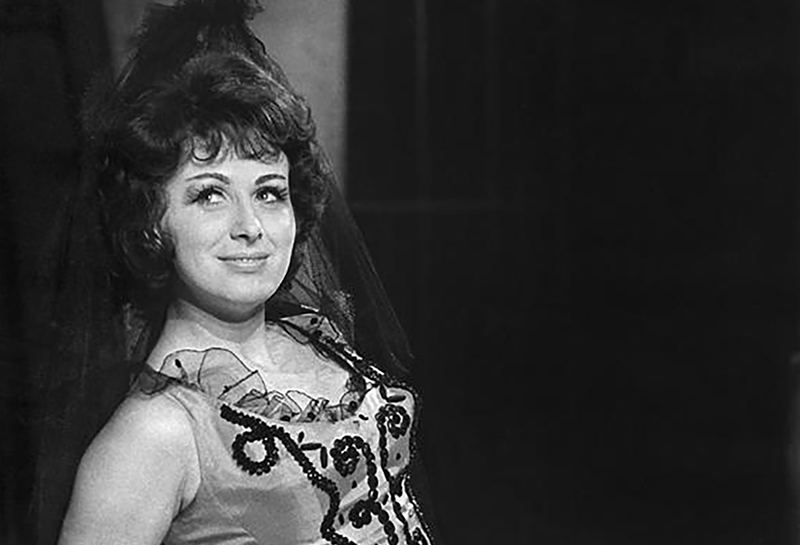 Libuše Márová jako Carmen v roce 1966 (foto Jaromír Svoboda)