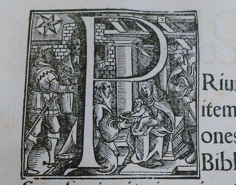 Iniciály z renesančních tisků (zdroj Petr Daněk)