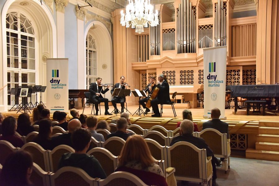 Zahajovací koncert Dny Bohuslava Martinů – Bennewitzovo kvarteto, 3. prosince 2022 (foto Zdeněk Chrapek)