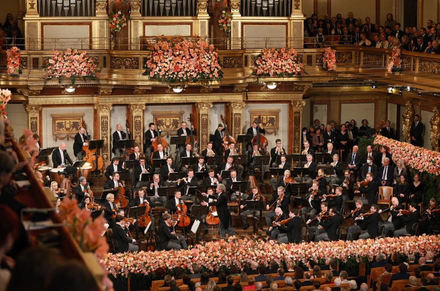 Novoroční koncert Vídeňských filharmoniků 2023 (zdroj Wiener Philharmoniker)