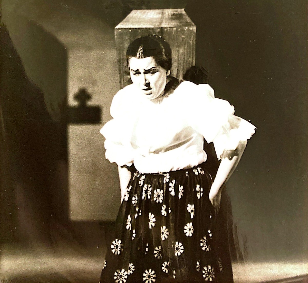 Leoš Janáček: Její pastorkyňa – Marie Steinerová jako Kostelnička Buryjovka, 1972, Státní divadlo v Brně (zdroj Archiv Oddělení dějin hudby Moravského zemského muzea v Brně)