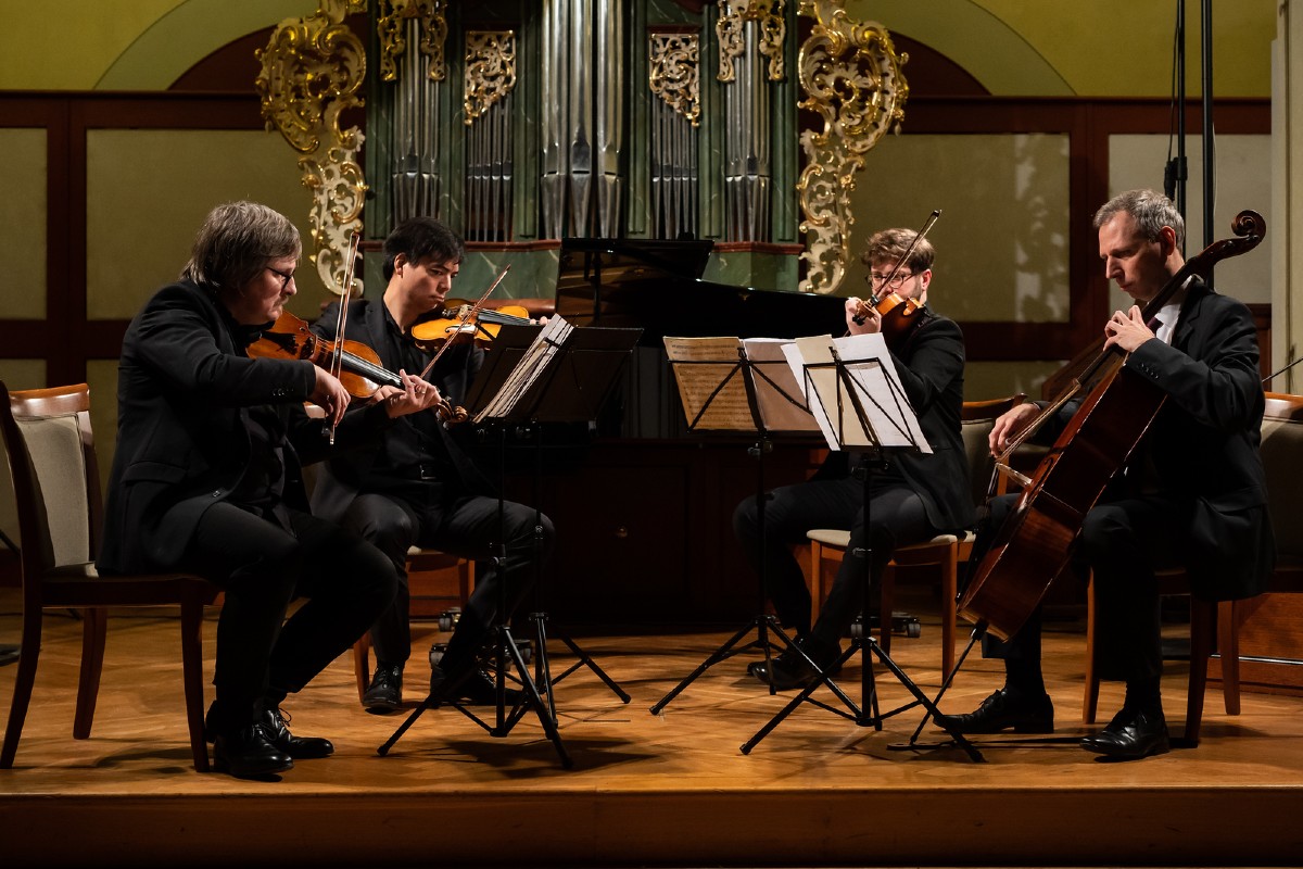 Kliment. Debussy. Franck: FAMA quartet, 9. ledna 2023 (zdroj PKF – Prague Philharmonia)