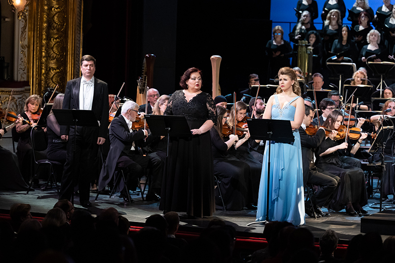 Gaetano Donizetti: Lucia di Lammermoor – Iurie Maimescu, Lucie Hilscherová, Lucie Kaňková, 11. března 2023, Státní opera Praha (zdroj Národní divadlo, foto Zdeněk Sokol)