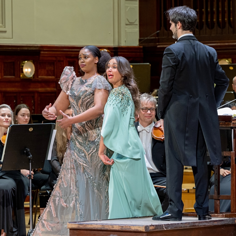 Pretty Yende & Nadine Sierra – Pretty Yende, Nadine Sierra, Giacomo Sagripanti, 1. března 2023, Smetanova síň Obecního domu, Praha (zdroj Nachtigall Artists, foto Petr Dyrc)